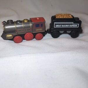 Vintage 1999 Learning Curve Jupiter CPRR Train Engine Toy & Coal Tender WORKS